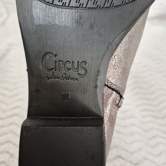 Circus by Sam Edelman Rose Gold  Sparkly Hartford Western Boots Size 10 - Picture 7 of 10